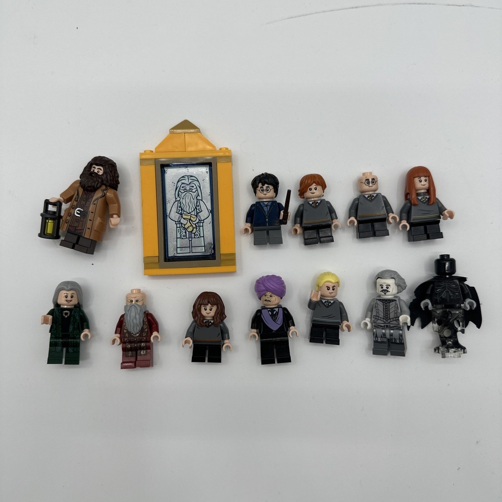 Lot 12 Lego Harry Potter Mini‎ Figures Mirror Rubies Hagrid Quirinus Minerva